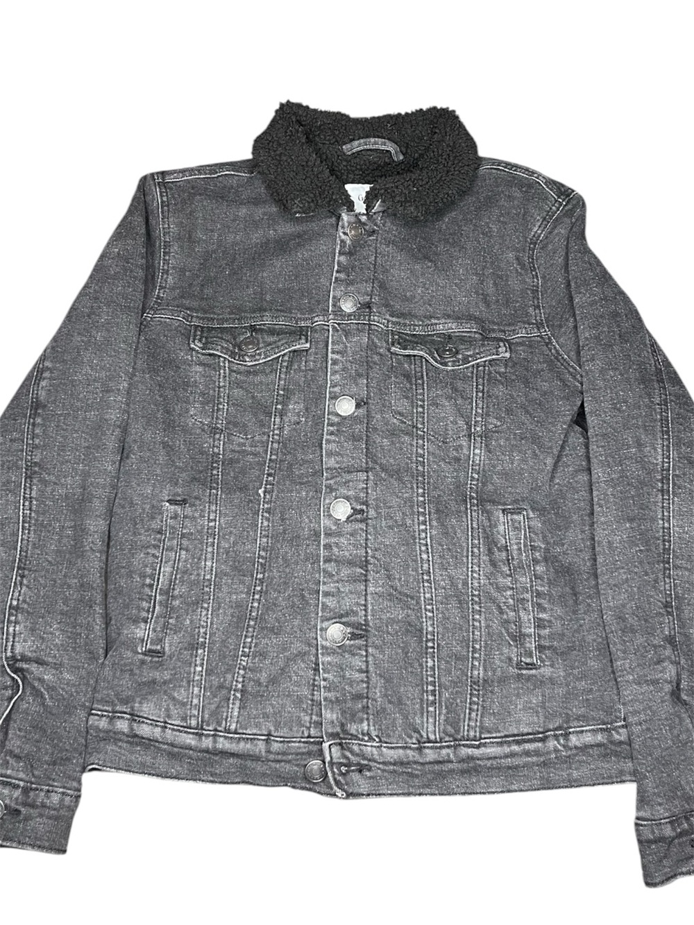 Goodfellow & Co Charcoal Gray Sherpa-Trim Jacket - Picture 2 of 7
